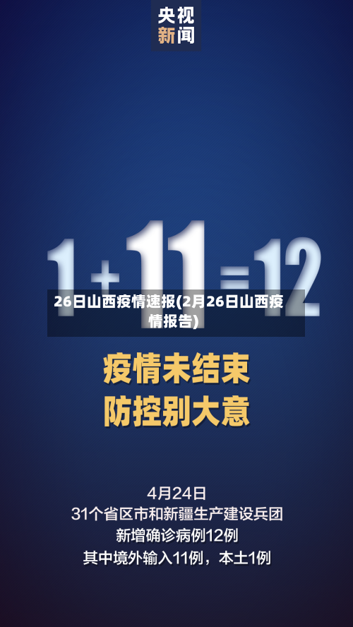 26日山西疫情速报(2月26日山西疫情报告)-第1张图片