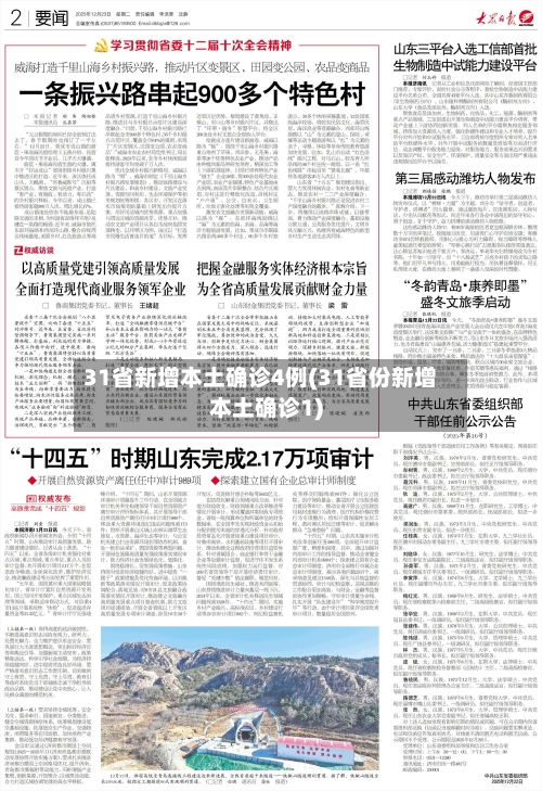 31省新增本土确诊4例(31省份新增本土确诊1)-第1张图片