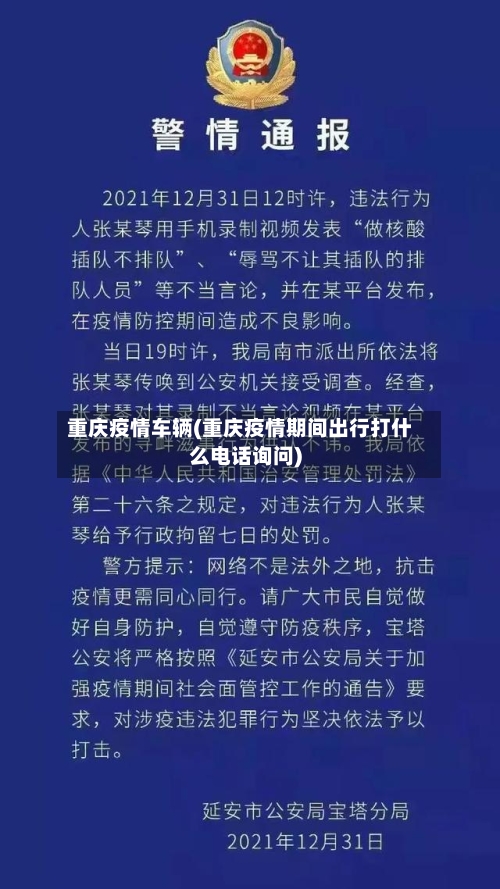 重庆疫情车辆(重庆疫情期间出行打什么电话询问)-第2张图片