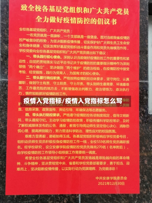 疫情入党指标/疫情入党指标怎么写-第2张图片