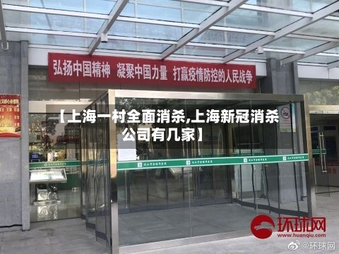 【上海一村全面消杀,上海新冠消杀公司有几家】-第2张图片